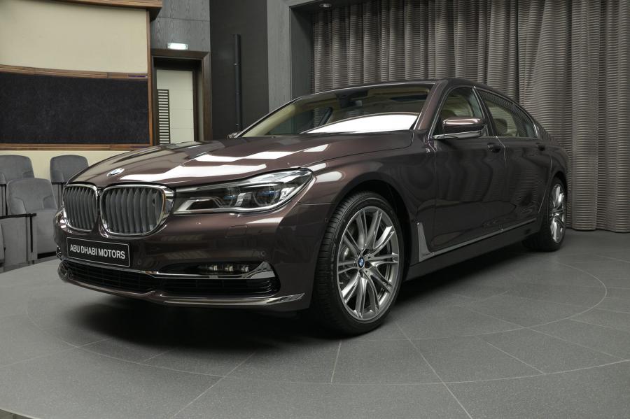 BMW 750Li Individual in Smokey Topaz Pure Excellence Design by Abu Dhabi Motors '2017